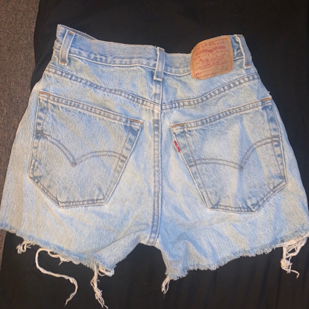 Distressed Levi Shorts